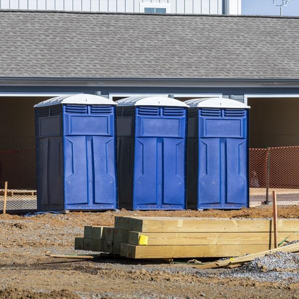 Heavy-duty construction site porta potty in Bryan, Texas